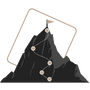 Mountain with Flag on Top